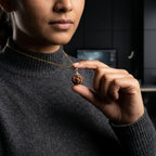 Nepali 4 Mukhi Rudraksha Locket for Wisdom, Focus & Communication | Authentic & Energized | Rudriva