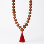 Rare Nepal Flat Rudraksha Mala – 33 Premium Beads | Collector's Edition Authentic Nepal Rudraksha for Spiritual Power & Devotional Wear