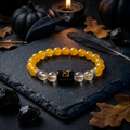 Citrine Zodiac Bracelet 8MM | Optimism, Abundance & Joy – धनु राशि (Sagittarius)