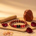 Red Jasper Zodiac Bracelet 8MM | Courage, Strength & Vitality – मेष राशि (Aries)