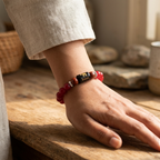 Red Jasper Zodiac Bracelet 8MM | Grounding, Transformation & Peace – वृश्चिक राशि (Scorpio)