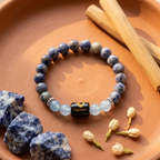 Sodalite Zodiac Bracelet 8MM | Discipline, Focus & Stability – मकर राशि (Capricorn)