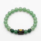 Aventurine Quartz Zodiac Bracelet 8MM | Clarity, Communication & Luck – मिथुन राशि (Gemini)