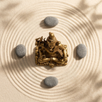 Brass Lord Shiva Meditating Idol | Mahadev Statue | Home Office Temple Decor