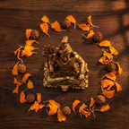 Brass Lord Shiva Meditating Idol | Mahadev Statue | Home Office Temple Decor