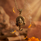 Brass Ganesh Pendant | Vighnaharta Divine Jewelry | Daily Wear & Gifting