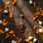 Brass Ganesh Pendant | Vighnaharta Divine Jewelry | Daily Wear & Gifting