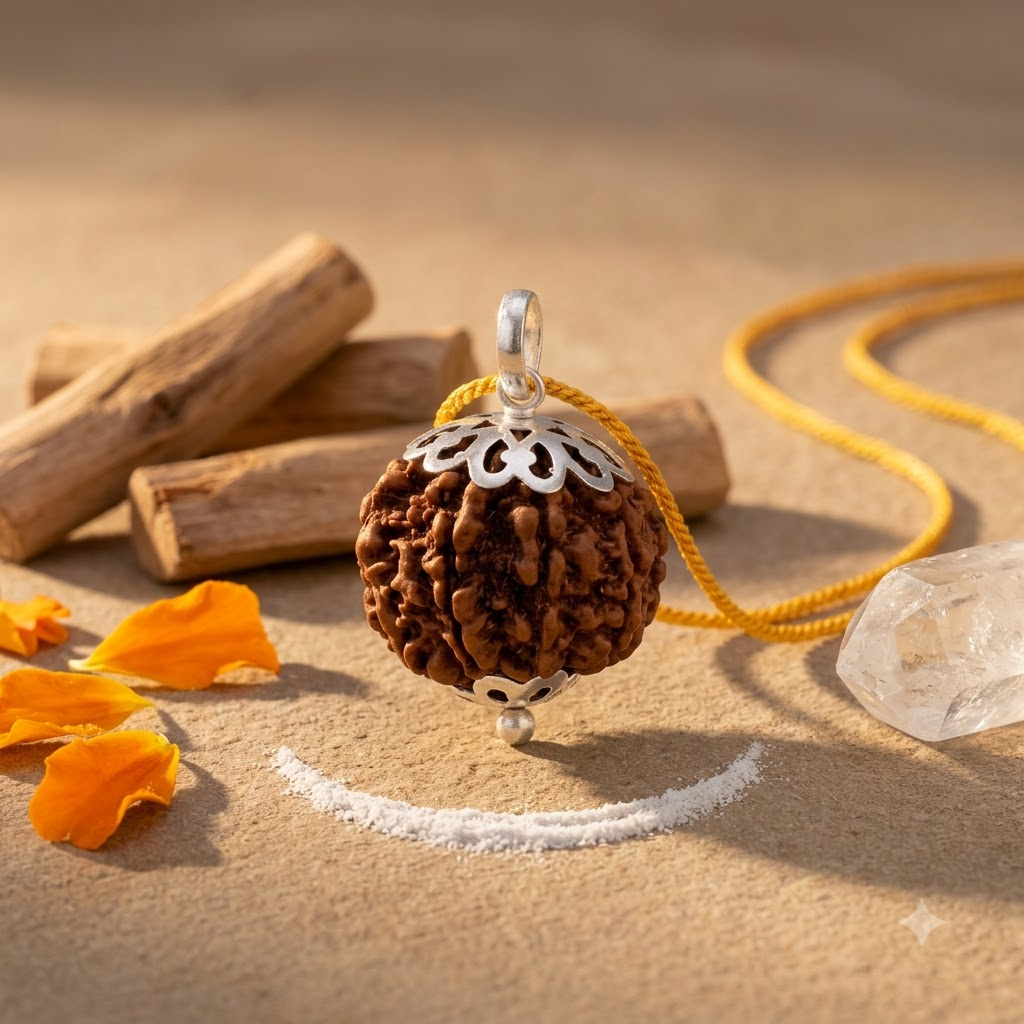 7 Mukhi Nepali Rudraksha - Saat Mukhi | Authentic & Energized | Rudriva